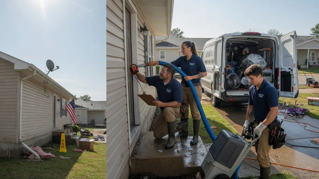 Ceiling Water Damage Restoration in Portal, GA near me